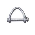 Cm Web Sling Shackle, 55 Ton Load, 34 In, 088 In BoltNutCotter Pin, Hot Dipped Galvanized M704
